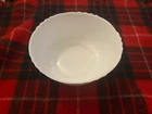 salad bowl in Pyrex milk glass, by Harmonia, Spain, 1970s vintage