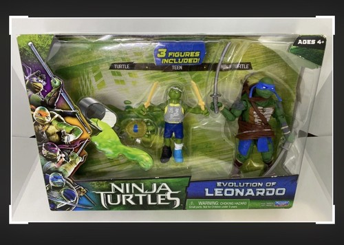 Teenage Mutant Ninja Turtles 2014 TMNT Movie Figure Set EVOLUTION OF LEONARDO - Picture 3 of 5
