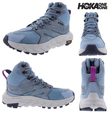 HOKA Anacapa Mid GTX Trail Shoes Womens 9 B Mountain Spring/Harbor Mist NEW 185