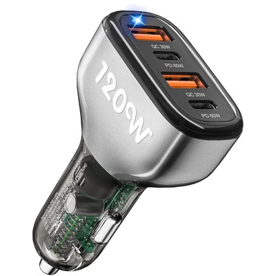 Compact & Efficient 120W USB C Car Charger   Fast Charging for Your Devices