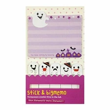 Wrapables Bookmark and Memo Sticky Notes, Halloween Ghoulies