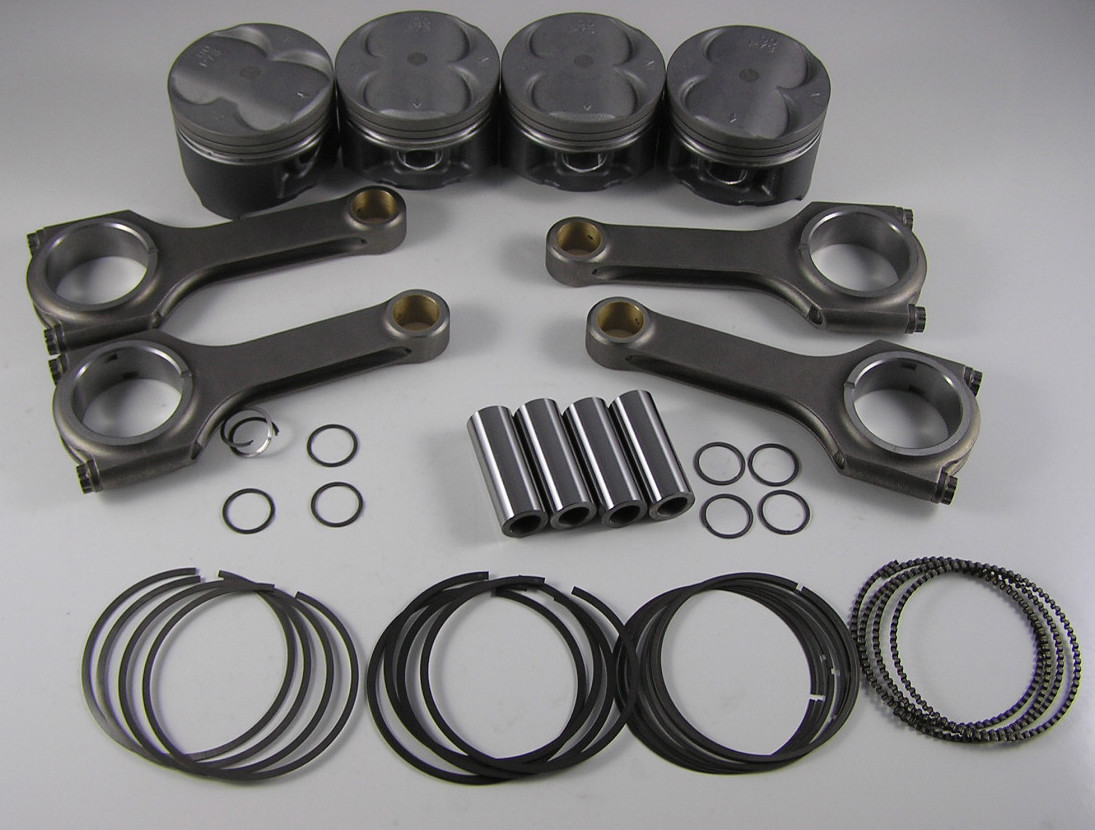 JDM NIPPON RACING 84MM P73-00 B18C ITR PISTONS RINGS SCAT RODS PCT
