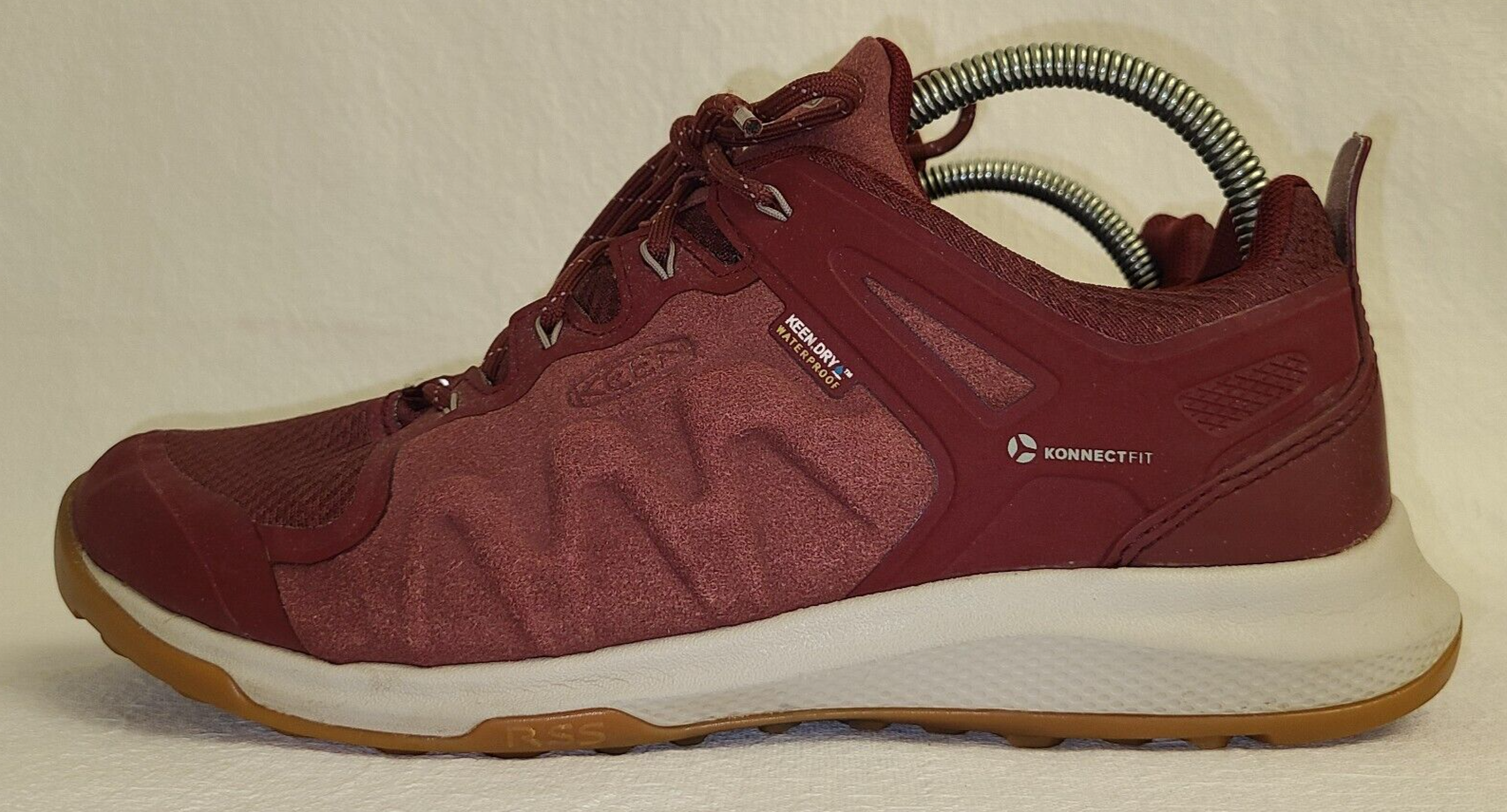 Donna KEEN Terradora II Impermeabile Bassa Altezza Escursionismo Taglia:10 5 Colore:Rosso