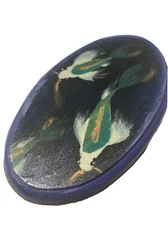 acrylic paintings on canvas hand painted fish gold paint Coi Fish Hand Signed