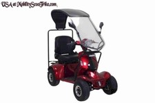 All Terrains Fat tire heavy duty four wheels electric mobility scooter with roof