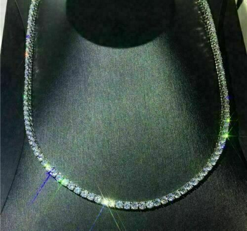 VVS1 Diamond Tennis Chain Necklace 18 