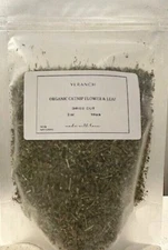 Catnip Organic Flower & Leaf Dried Cut / Farm Fresh Packed USA Free Ship