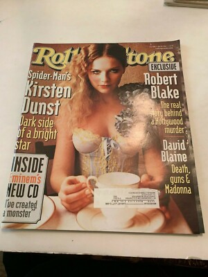 May 23 2002 Rolling Stone Magazine Spiderman's Kirsten Dunst