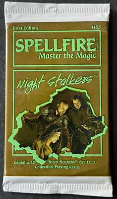 Spellfire - SEALED Booster Pack - Nightstalkers - Card Game - Set ...