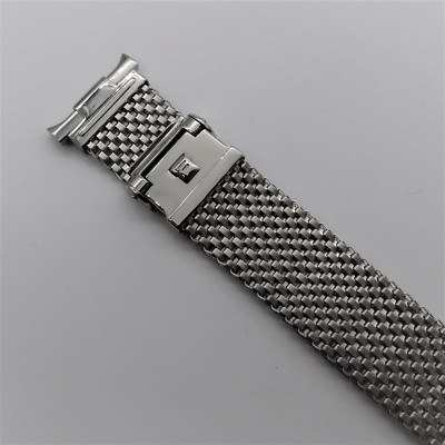 Wide Version Komfit ''JB'' Mesh Watch Bracelet with Horned Ends