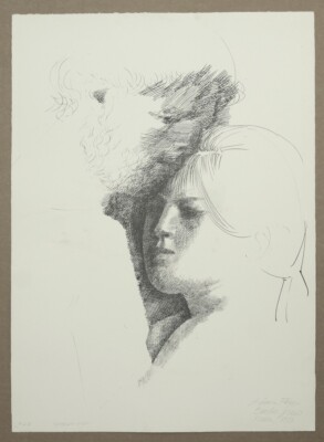 Emilio Greco Commiato No 20 Lithographie 1977 handsigniert datiert 