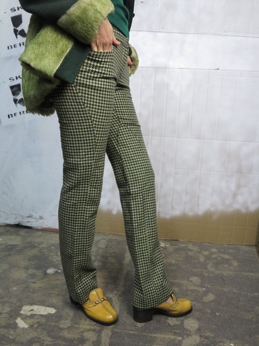 Emporio Armani Hahnentritt Rapport Damen Hose 90er TRUEVINTAGE 90s houndstooth - Picture 3 of 10