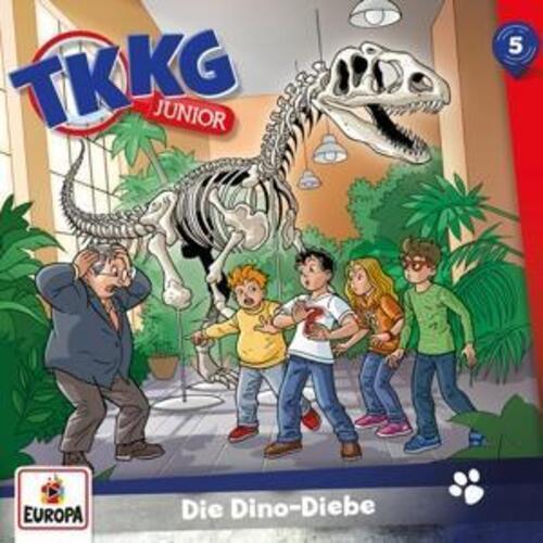 Thumbnail - Kirsten Vogel | Tkkg Junior 05. Die Dino-diebe | Audio-cd | Deutsch