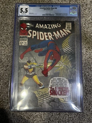 The Amazing Spider-Man #46 CGC 5.5 1st App. Of The Shocker - 🔑 KEY !!