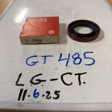 National Oil Seal By FEDERAL MOGUL  WHEEL SEAL-REAR WHEEL 51098, Nos Made In Usa