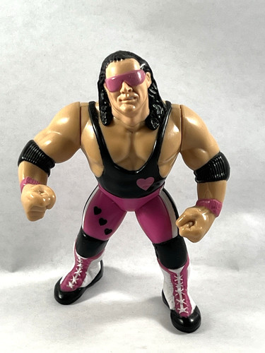 WWF Hasbro Series 4 BRET HITMAN HART Wrestling Fig...