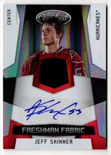 2010-11 Certified Mirror Red Jersey Auto Rookie Jeff Skinner Rookie Auto Jersey