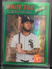 2026 Topps Heritage Lenyn Sosa- Green Chrome Refractor Sp /99