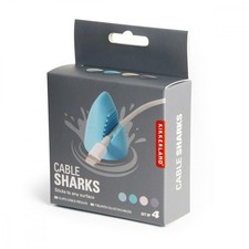 Cable Shark Set NEW Pack of 4 shark cable clips