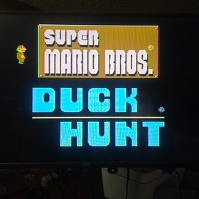 Super Mario Bros./Duck Hunt (Nintendo NES, 1988) Authentic Tested Working