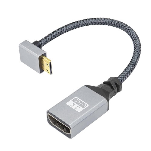 Mini Hdmi-Compatible Male To Standard Hdmi-Compatible Female Extension Cable - Photo 9 sur 18