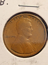 1909 VDB Lincoln Copper Wheat Cent, Philadelphia     inv07    p269