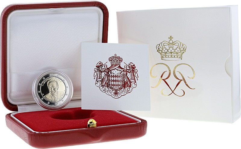 Monaco 2 Euros Commémo. BE 2023 - 100 ans du Prince Rainier III