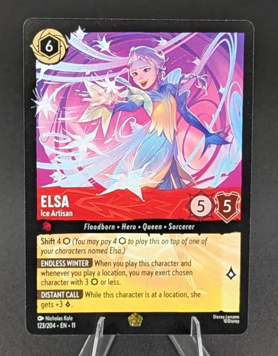 Disney Lorcana 123/204 Elsa - Ice Artisan (Legendary