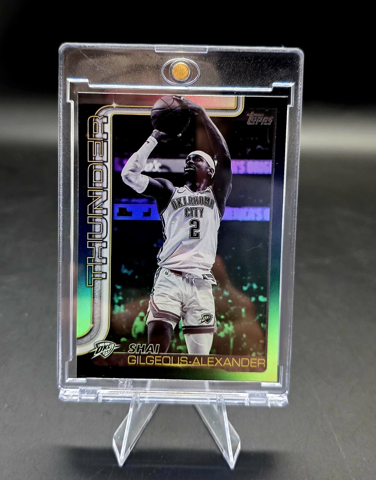 Shai Gilgeous-Alexander 2025-26 Topps Flagship Blackout Target Exclusive #115
