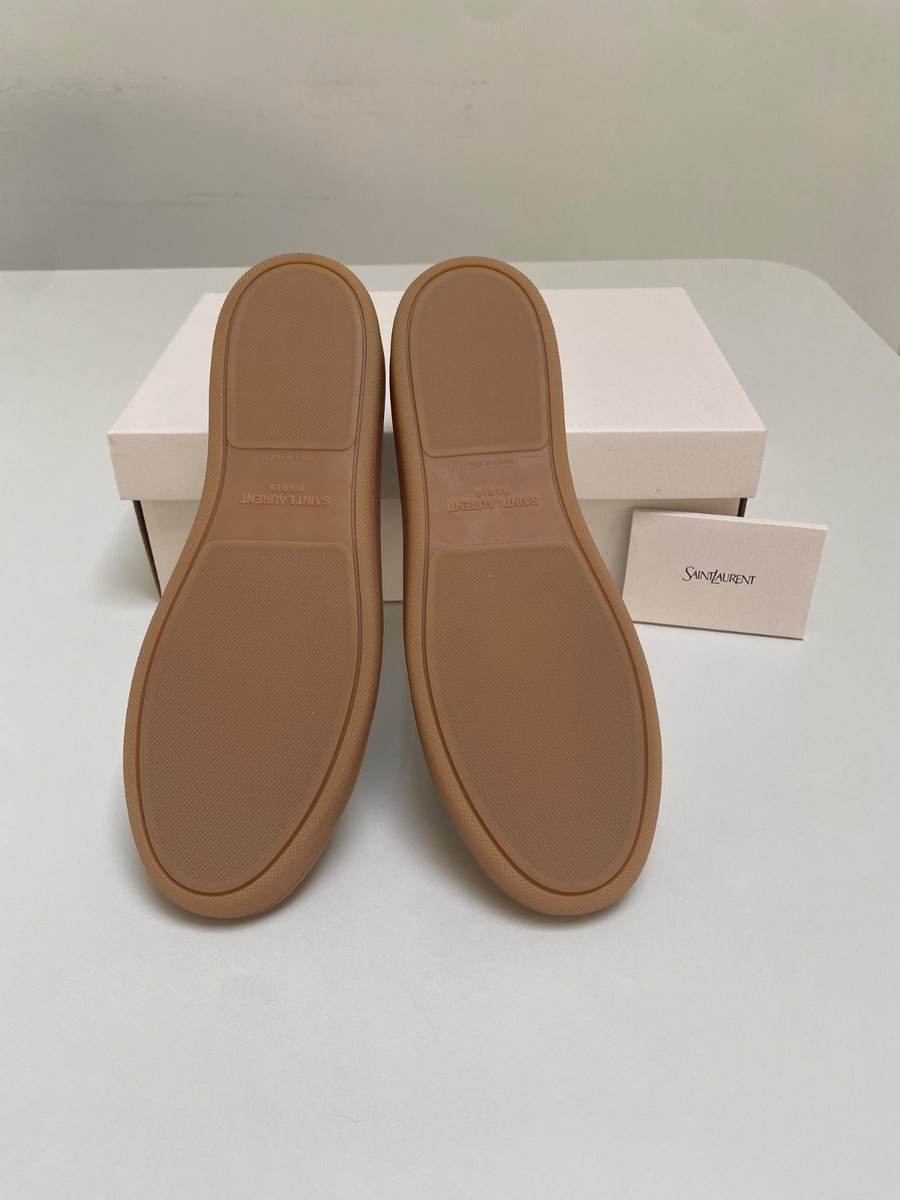Saint Laurent YSL Gym Sneaker in Blanc Optique White sz 38 New in