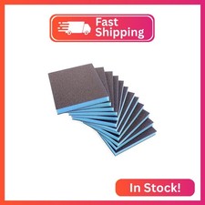 12Pcs 100 Grit Sanding Sponge, Jamiikury Medium Sanding Blocks Washable and Reus