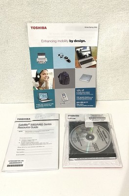 Toshiba Satellite M60/M65 Series  Resource Guide + Recovery & Applications DVD