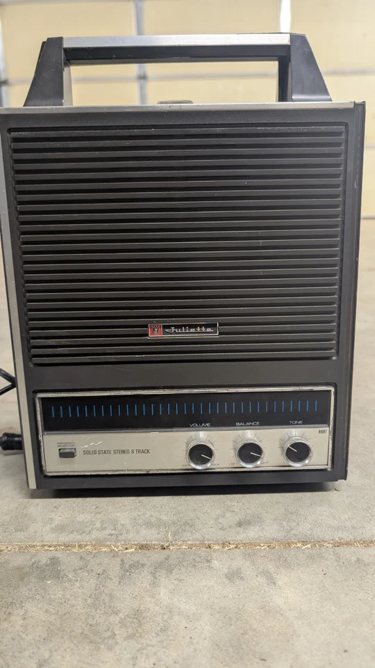 Juliette Reproductor de Cinta Portátil 8 Pistas Estado Sólido Raro 8TP 532B Foto 2 de 2