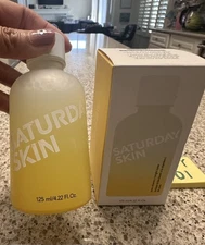 Saturday Skin Yuzu Vitamin C Bright Toner 4.22oz /125mL FULL SZ SEALED BOX $30