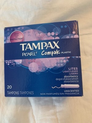 Tampax Compak Pearl  Lite 20 count
