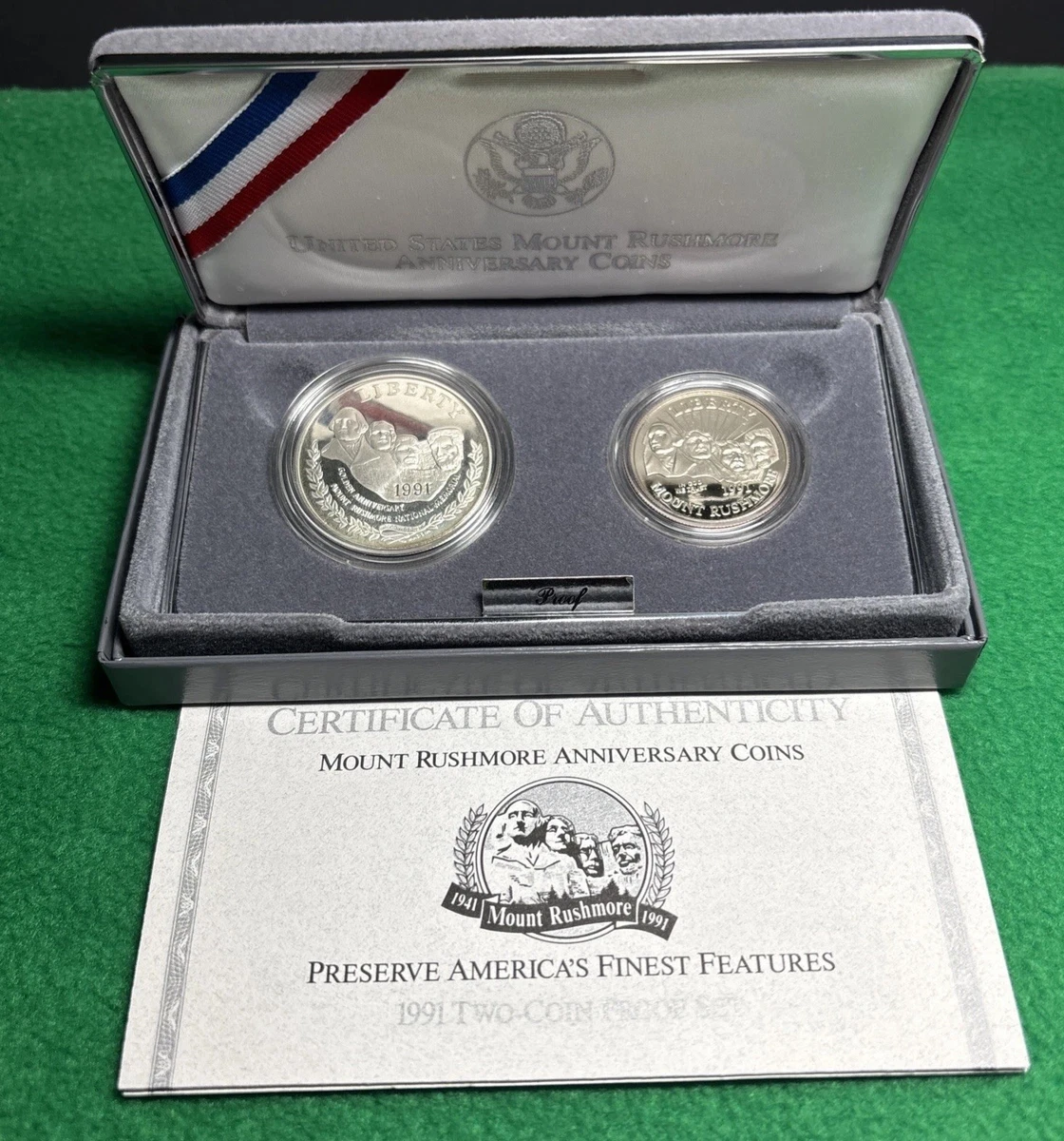 1991 美国硬币精制套币| eBay