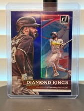 2022 Donruss Baseball #28 Fernando Tatis Jr Diamond Kings Purple Holo Padres