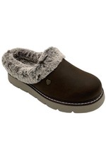 Skechers Women's Bobs Keepsakes Lite Slippers Cozy Blend Chocolate