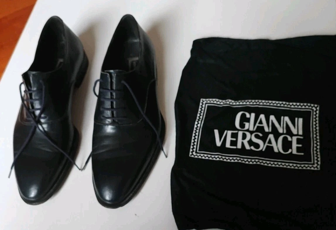 Zapatos para hombre Gianni Versace n.o 42 azul oscuro 