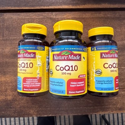 Nature Made CoQ10 100 mg & Black Pepper Extract 102 Softgels