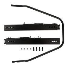 1 PC  Universal Racing Seat Slider Rail Track Kit Seat Base Lock Brackets Kit