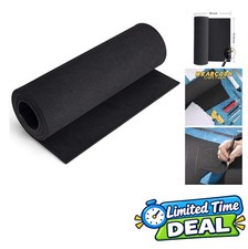 Black EVA Foam Sheet Roll 59 x 13.9 Inch 5mm Thick For Cosplay Costume Crafts