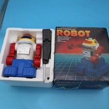 ROBOT ELECTRONIC SONIC CONTROLLED VINTAGE NEW IN BOX RARE HONG KONG EX UNTESTED