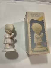 Precious Moments 'Always in His Care' Figurine ORIGINAL BOX Religious Vintage