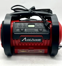 AVID POWER Tire Inflator AC/DC Air Compressor - Dual Motor - Digital Gauge