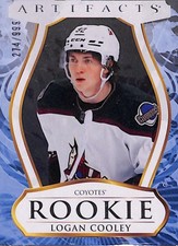 Logan Cooley 2023-24 Upper Deck Artifacts Stars ROOKIE #202 Arizona Coyotes /999