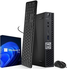 Dell 7070 Mini Desktop PC Intel i5-9th, 16GB RAM 512GB SSD, Wi-Fi Windows 11 Pro