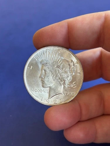 1923 Peace Dollar MS Mint State very high grade 90% silver  #2