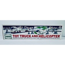 Hess 2006 Toy Truck and Helicopter New In Box