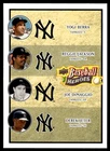 Yogi Berra Jackson DiMaggio Jeter 2008 Upper Deck Baseball Heroes #197 Yankees